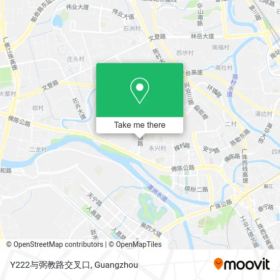 Y222与弼教路交叉口 map