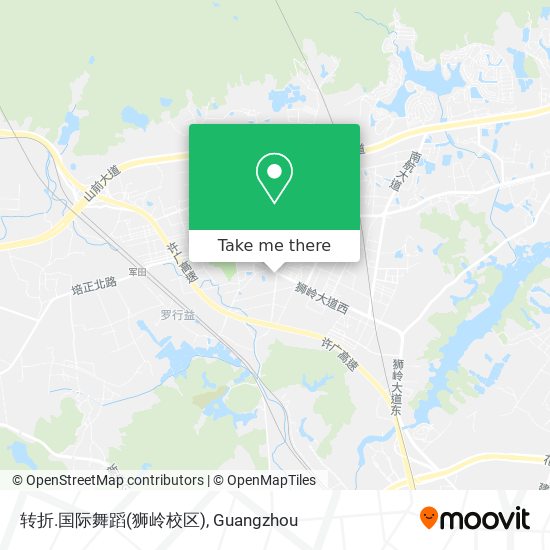 转折.国际舞蹈(狮岭校区) map