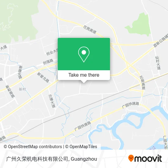 广州久荣机电科技有限公司 map