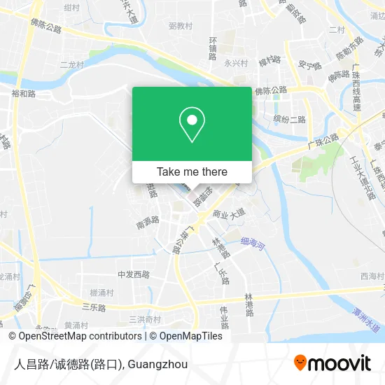 人昌路/诚德路(路口) map