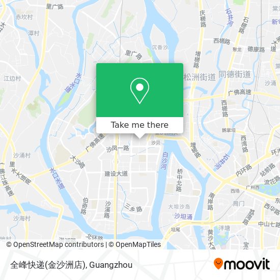 全峰快递(金沙洲店) map