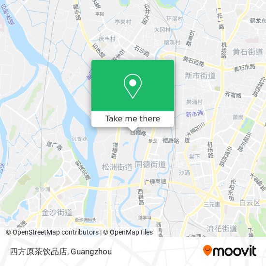 四方原茶饮品店 map