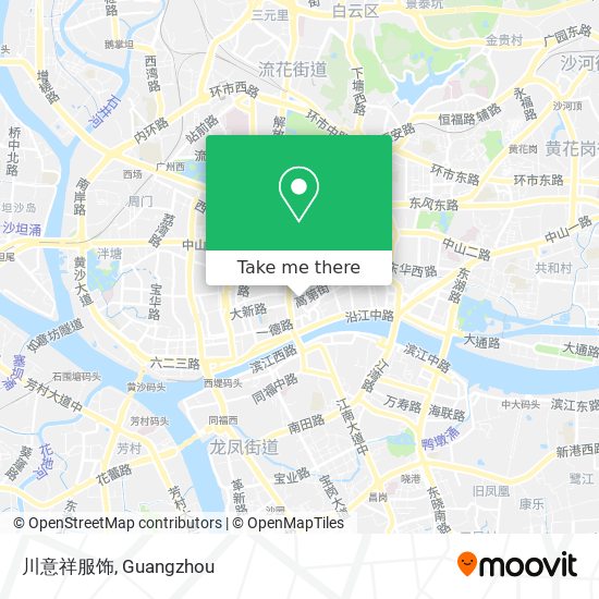 川意祥服饰 map