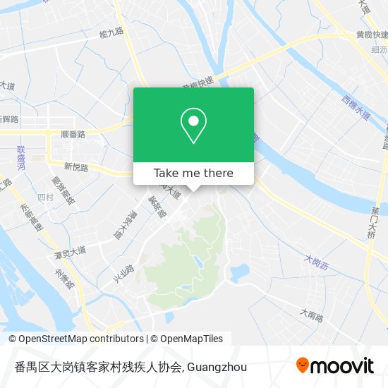 番禺区大岗镇客家村残疾人协会 map