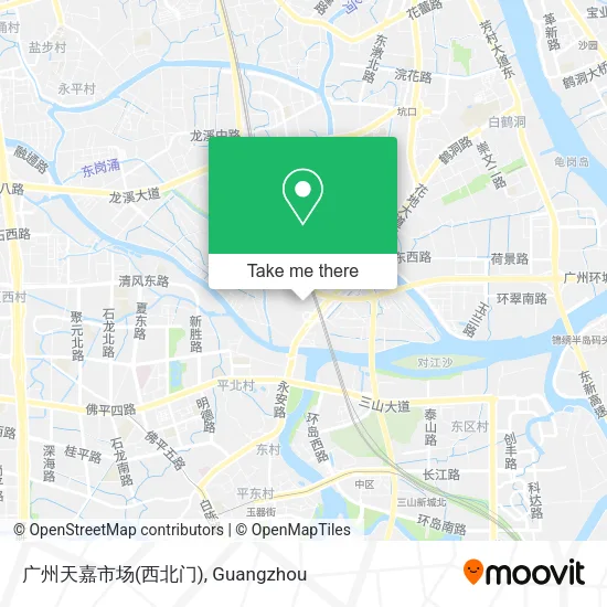 广州天嘉市场(西北门) map