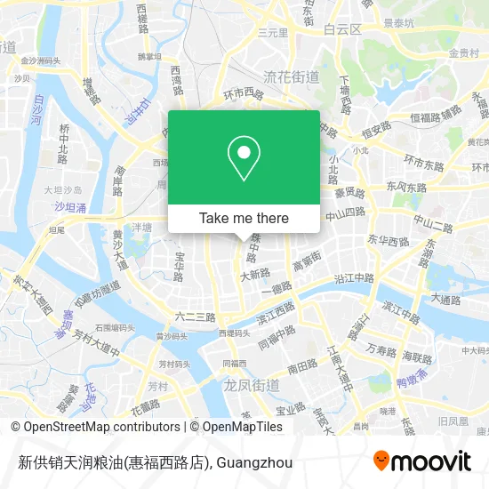 新供销天润粮油(惠福西路店) map