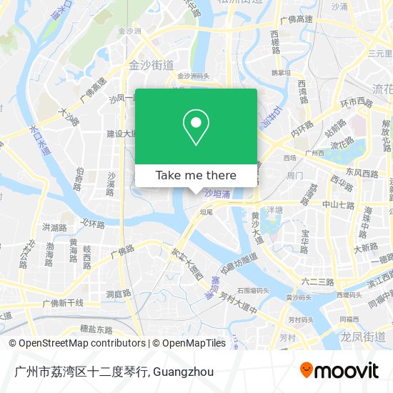 广州市荔湾区十二度琴行 map