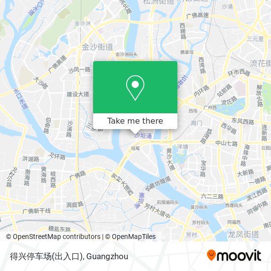 得兴停车场(出入口) map
