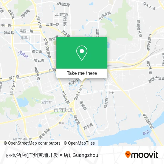 丽枫酒店(广州黄埔开发区店) map