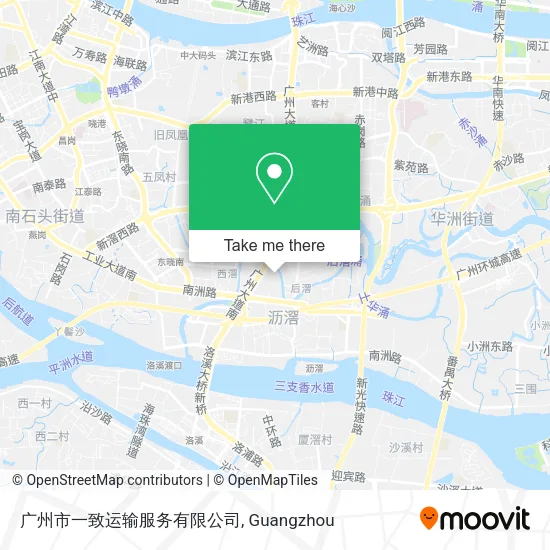 广州市一致运输服务有限公司 map
