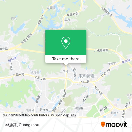 华扬路 map