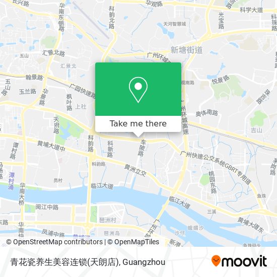 青花瓷养生美容连锁(天朗店) map