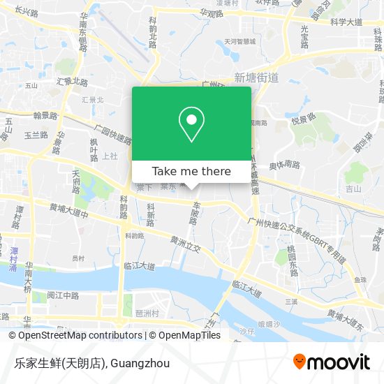 乐家生鲜(天朗店) map