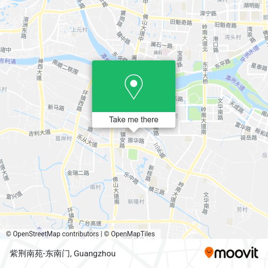 紫荆南苑-东南门 map