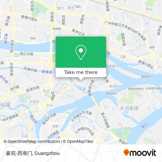 豪苑-西南门 map