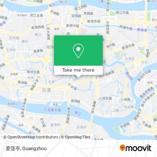 爱莲亭 map