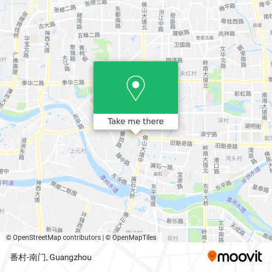 番村-南门 map