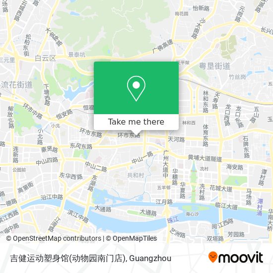 吉健运动塑身馆(动物园南门店) map