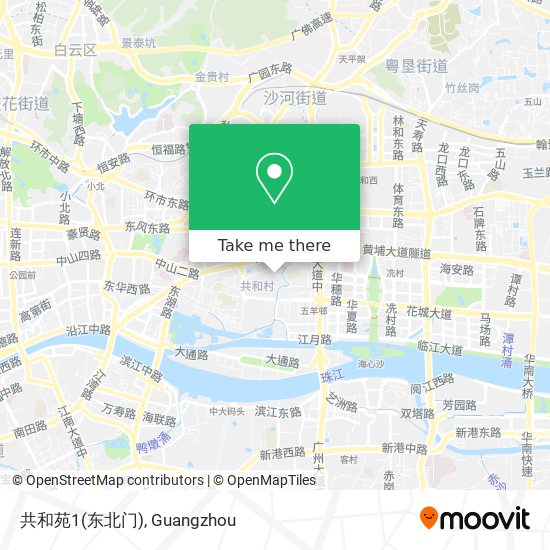 共和苑1(东北门) map