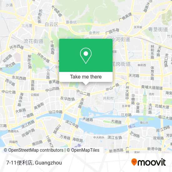 7-11便利店 map