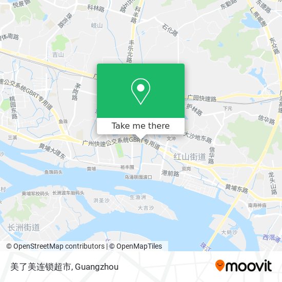 美了美连锁超市 map