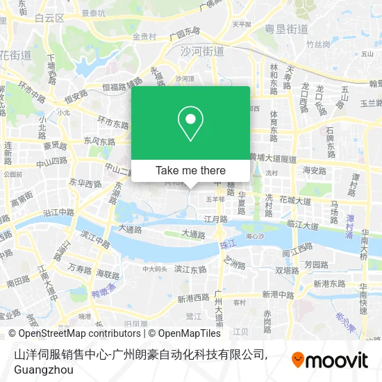 山洋伺服销售中心-广州朗豪自动化科技有限公司 map