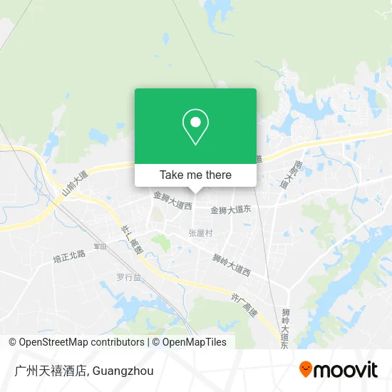 广州天禧酒店 map