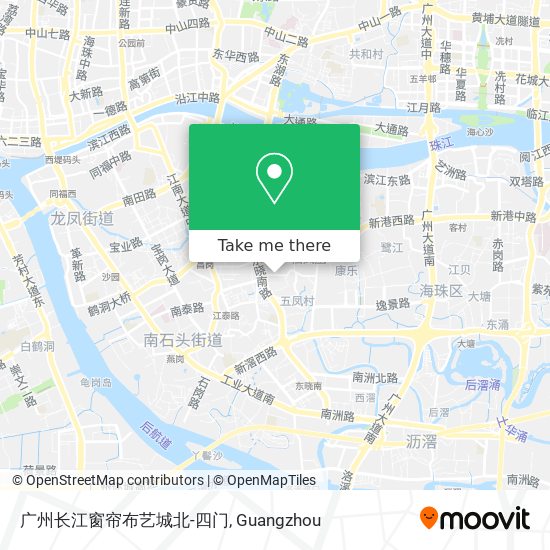 广州长江窗帘布艺城北-四门 map