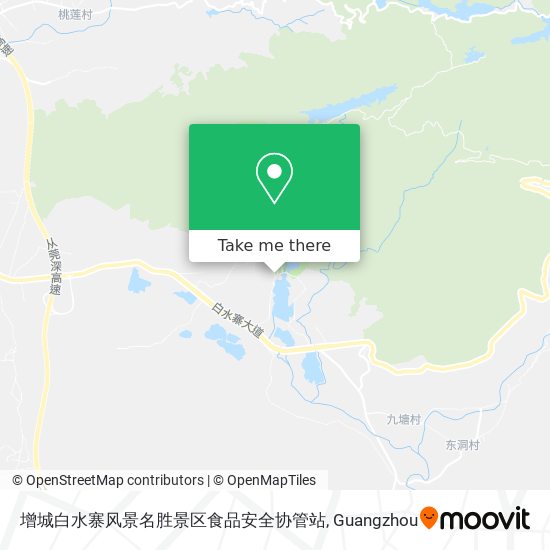 增城白水寨风景名胜景区食品安全协管站 map