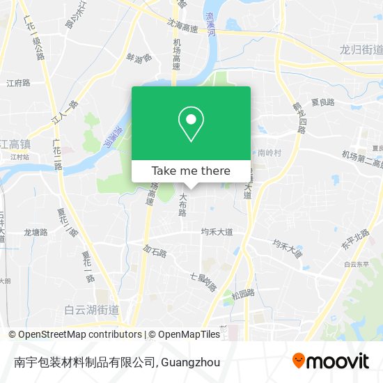 南宇包装材料制品有限公司 map