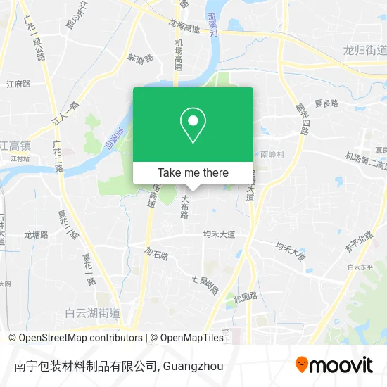 南宇包装材料制品有限公司 map
