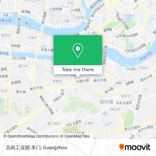 员岗工业园-东门 map