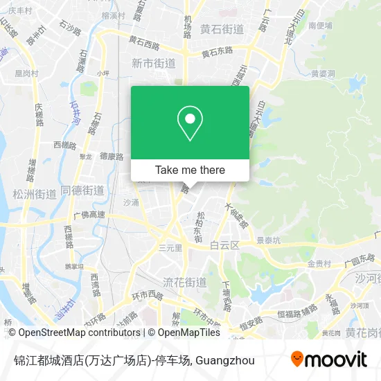 锦江都城酒店(万达广场店)-停车场 map