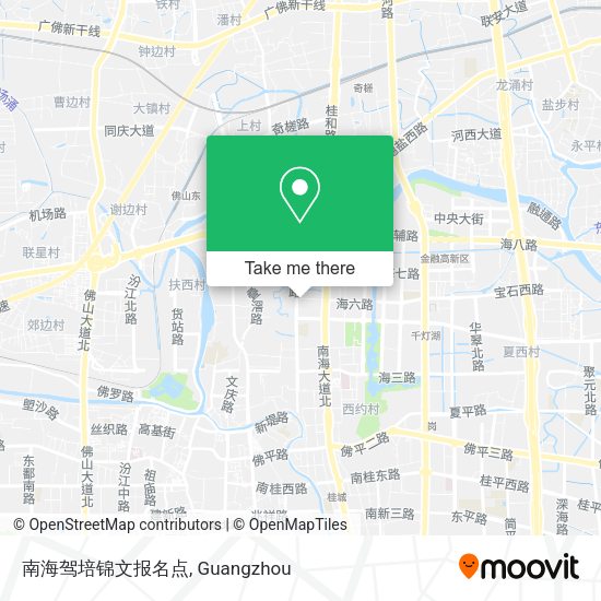 南海驾培锦文报名点 map