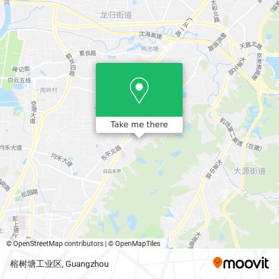 榕树塘工业区 map