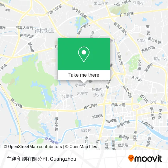 广迎印刷有限公司 map