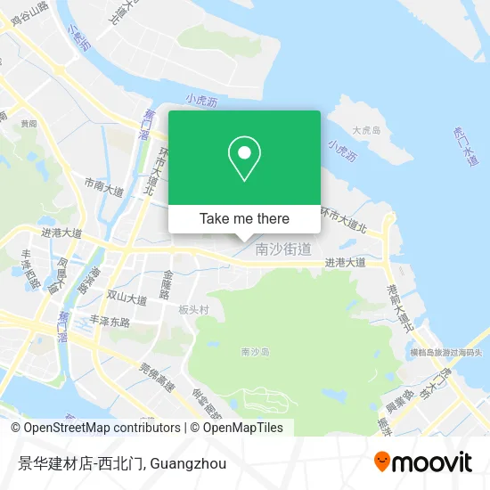 景华建材店-西北门 map