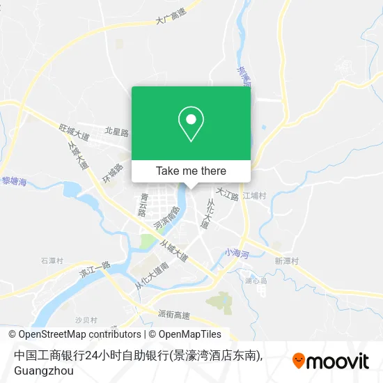 中国工商银行24小时自助银行(景濠湾酒店东南) map