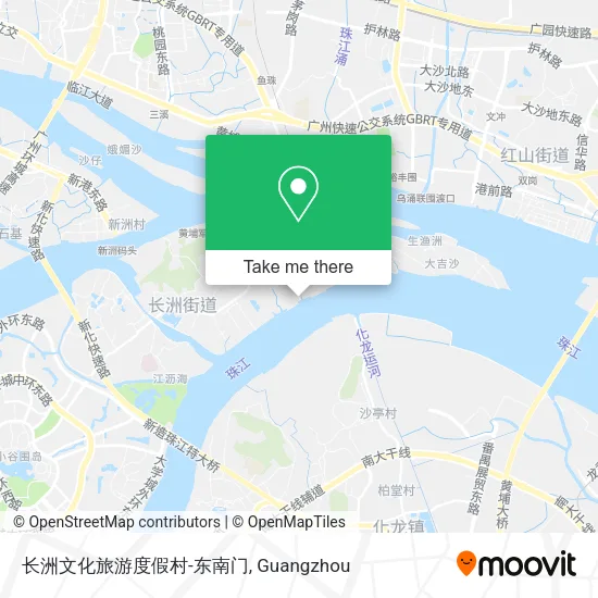 长洲文化旅游度假村-东南门 map