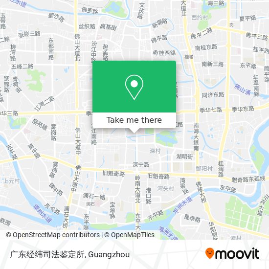 广东经纬司法鉴定所 map