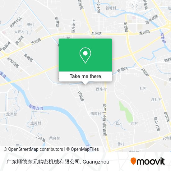 广东顺德东元精密机械有限公司 map