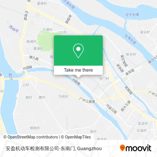 安盈机动车检测有限公司-东南门 map