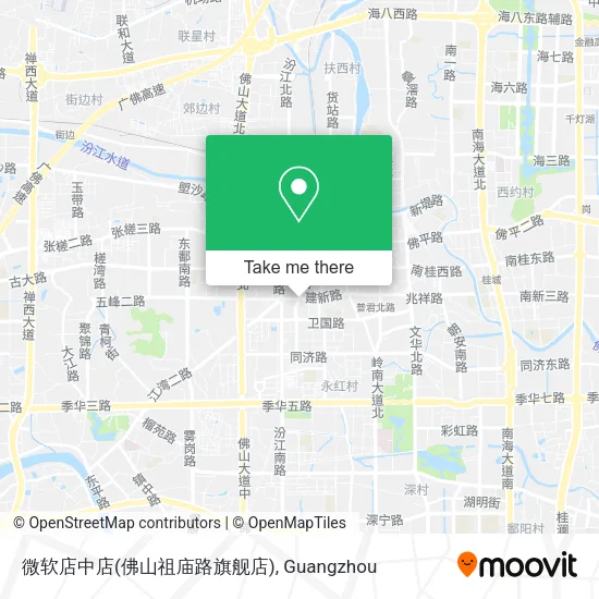 微软店中店(佛山祖庙路旗舰店) map