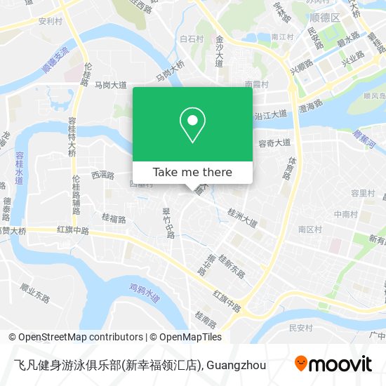 飞凡健身游泳俱乐部(新幸福领汇店) map