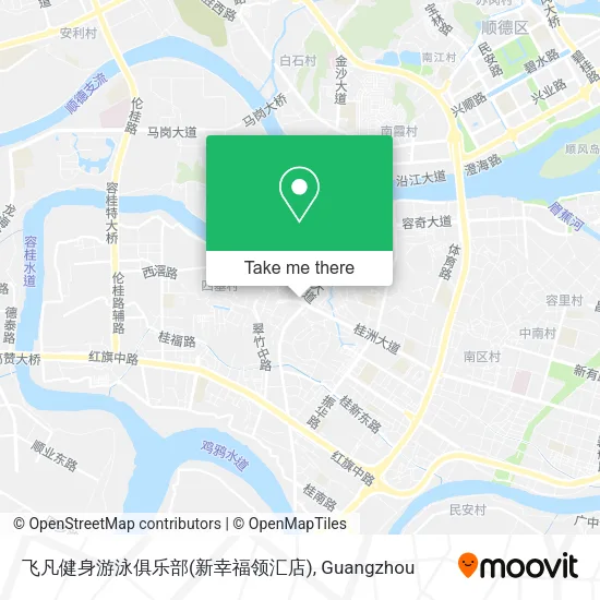 飞凡健身游泳俱乐部(新幸福领汇店) map