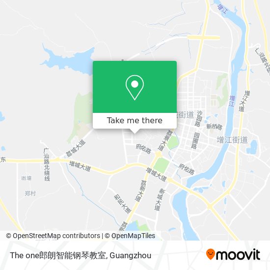 The one郎朗智能钢琴教室 map
