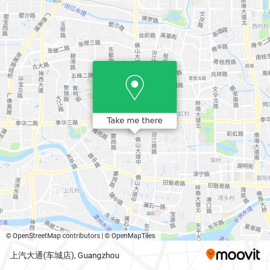 上汽大通(车城店) map