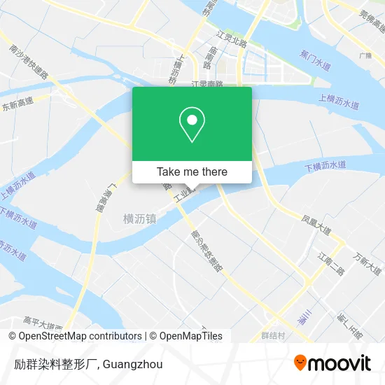 励群染料整形厂 map