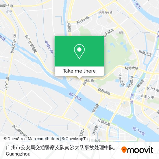 广州市公安局交通警察支队南沙大队事故处理中队 map