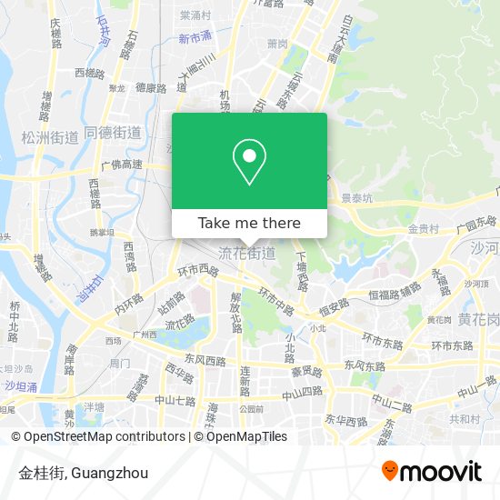 金桂街 map